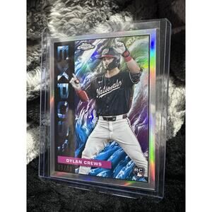 2025 Topps Chrome Expose Dylan Crews Rookie #8/10 Nationals RC SSP Case Hit